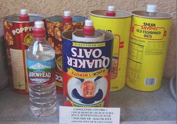 The apparatus for making this water. 