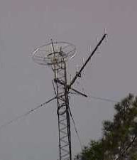 Remote microwave tower for Sawbill Canoe Outfitter's new phone system. 
(Boundary Waters, Northern Minn. --- www.sawbill.com) 
Designed and installed by my cousin,  Steve Schuh,  and  Me.  