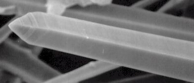 Hafnium Carbide Crystals,
Grown at the University of New Mexico, in Dr. Milewski's Lab. 