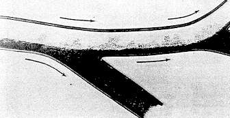 Figure 179 - The gravitational separation of plasma, white cells and red cells. 