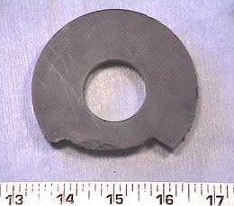 A Speaker Magnet with a flaw. 